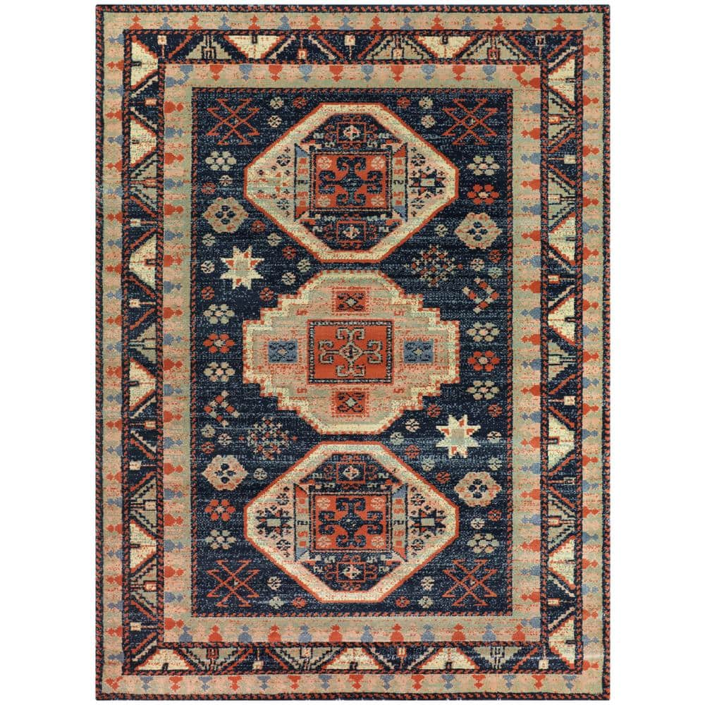 Home Decorators Collection Woven Treasures Multicolored 3 ft. x 7 ft ...