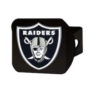 NFL - las Vegas Raiders 3D Color Emblem on Type III Black Metal Hitch Cover