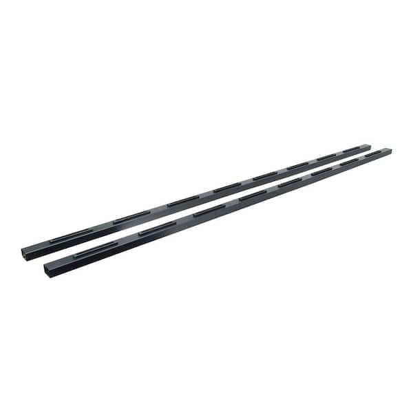 Fortress Railing Products Al13 6 ft. Black Sand Aluminum Stair Hand Rail (2-Pack)