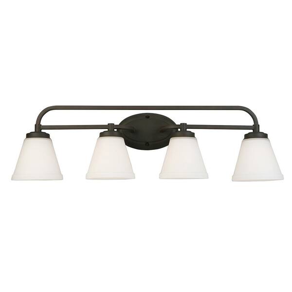 Eglo Mayview 4-Light Matte Bronze Bath Light