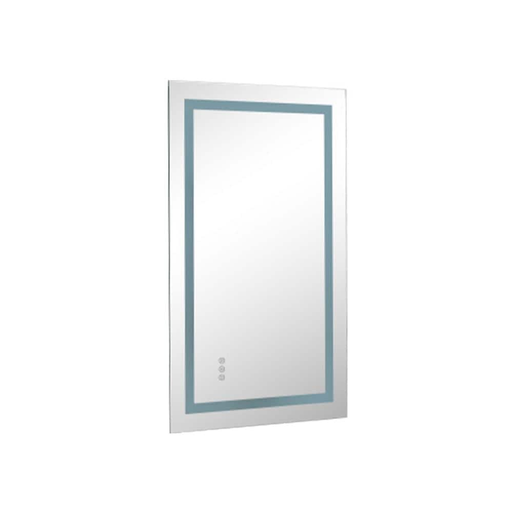 WarmieHomy 24 In W X 40 In H Rectangular Frameless Wall Mount   White Vanity Mirrors Hd0049 1 64 1000 