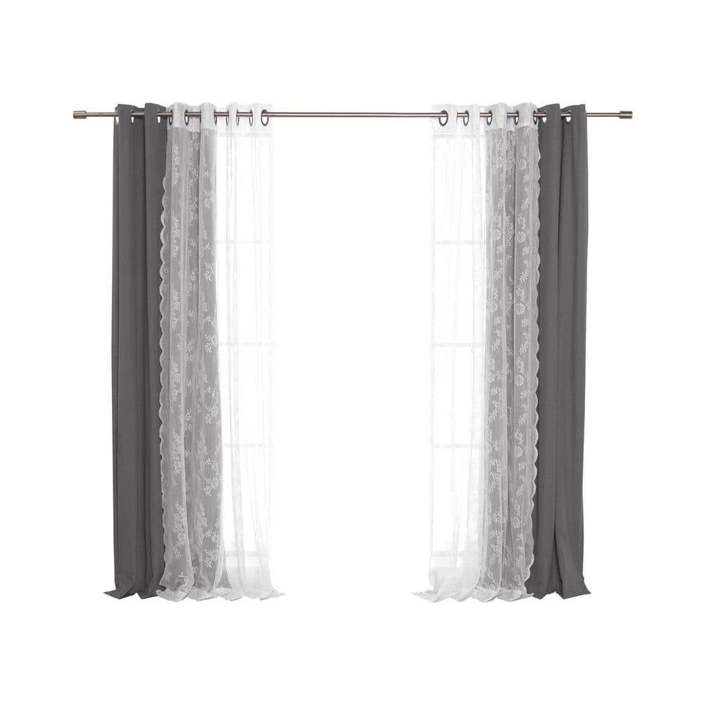 Home Decorators Collection 52-inch W x 84-inch L Willow Semi-Sheer Grommet  Curtain Panel