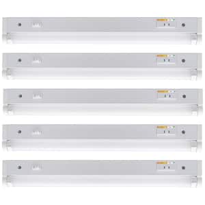 18 in. Kitchen Pantry Laundry LED Under Cabinet Light w/Adjustable Beam, 3 CCT, Grow Mode for Indoor Gardening (5-Pack)