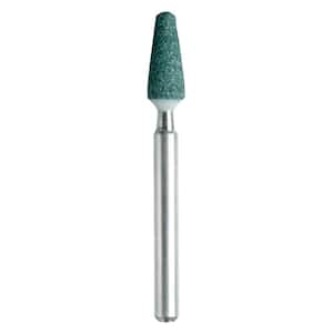 3/16 in. Rotary Tool Cone Silicon Carbide Grinding Stone for Stone, Glass, Ceramic, Porcelain, Gemstone (2-Pack)