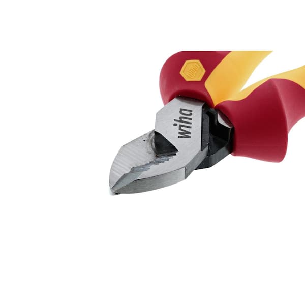 Wiha 8 in. 1000-Volt Insulated Industrial Cable Cutting Pliers