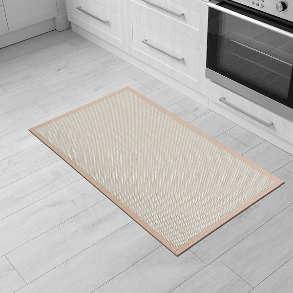 nuLOOM Moroccan Anti Fatigue Kitchen or Laundry Room Light Grey 18 in. x 30  in. Indoor Comfort Mat EBPM03A-18030 - The Home Depot