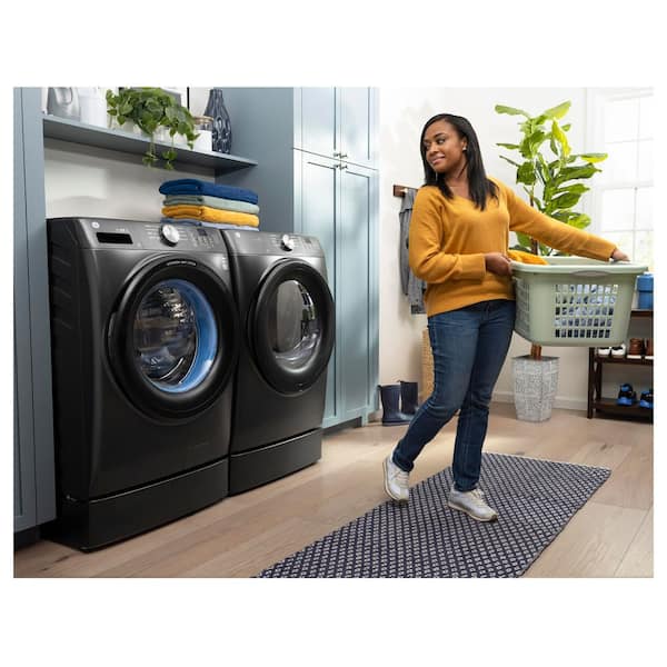 7.8 cu. ft. vented Smart Front Load Electric Dryer in Carbon Graphite with Wrinkle Care and Sanitize Cycles