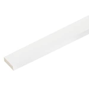 3/4 in. x 2-1/2 in. x 8 ft. White PVC Trim (9-Pack)