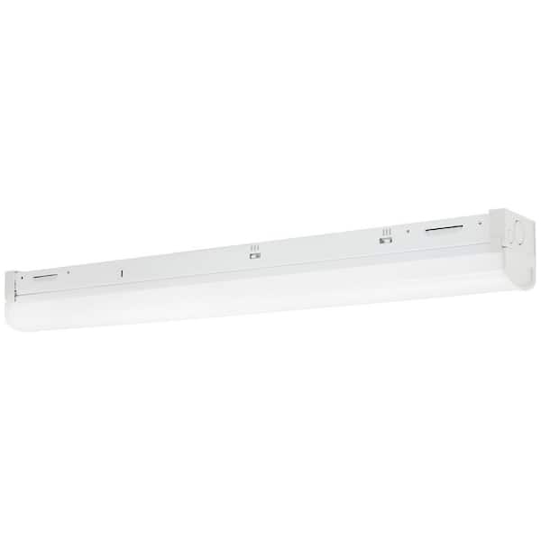 Sunlite 24 in. Selectable Wattage Integrated LED White Strip Light Fixture Selectable CCT Dimmable