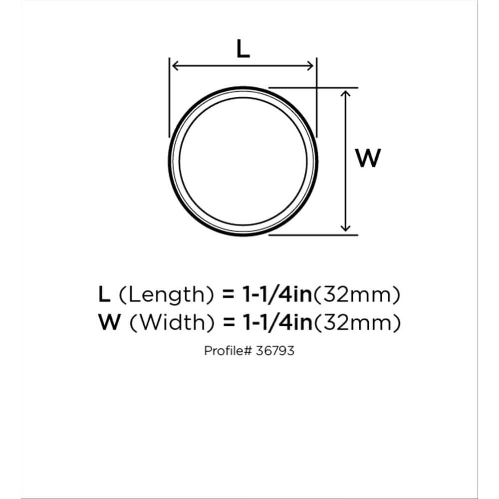 Oil Rubbed Bronze Round Cabinet Knob with Mounting Hardware