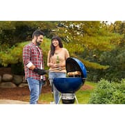 22 in. Master-Touch Charcoal Grill in Deep Ocean Blue with Built-In Thermometer