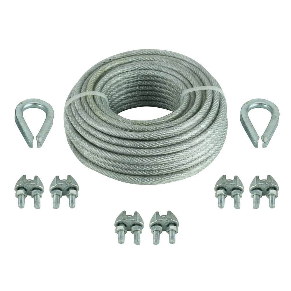 Heavy Duty Commercial Zip Wire Complete 30 Mtr Kit Galv Steel Wire 