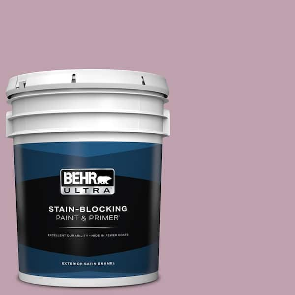 BEHR ULTRA 5 gal. #S120-4 Decanting Satin Enamel Exterior Paint & Primer