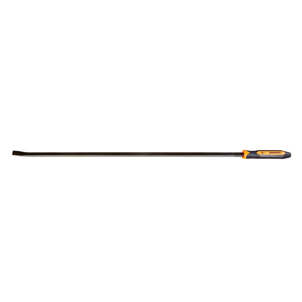 58 in. Curved Pry Bar in Orange