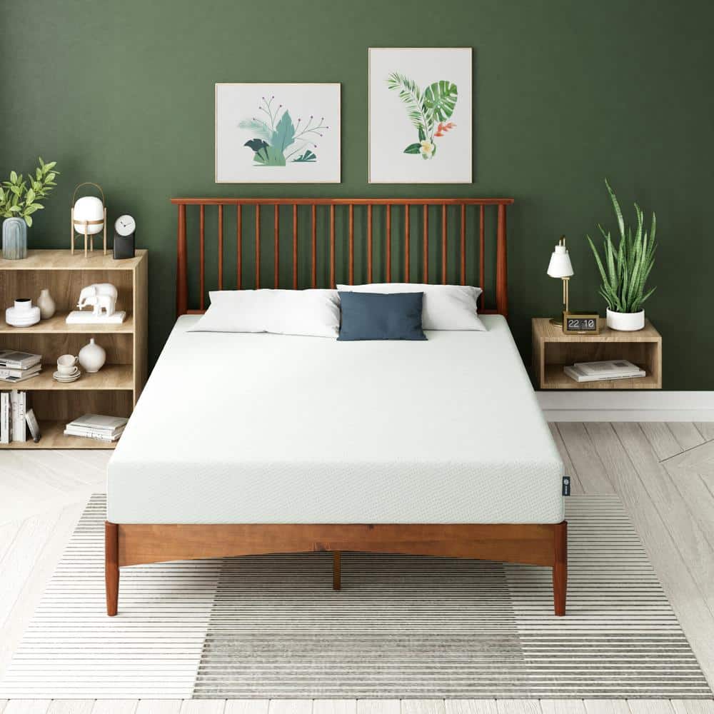 Zinus Full Medium Green Tea Optimum Memory Foam 8 in. Mattress ZU
