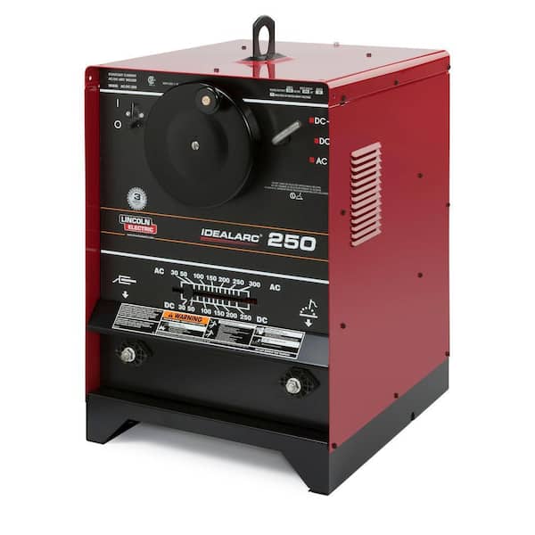 Lincoln Electric 300 Amp AC and 250 Amp DC Idealarc 250 Stick Welder with Power Factor Capacitors, Single Phase, 208V/230V/460V