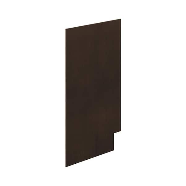 Emerson Cocoa Base End Panel (23.25 in. W x 34.5 in. H x 0.25 in. D)