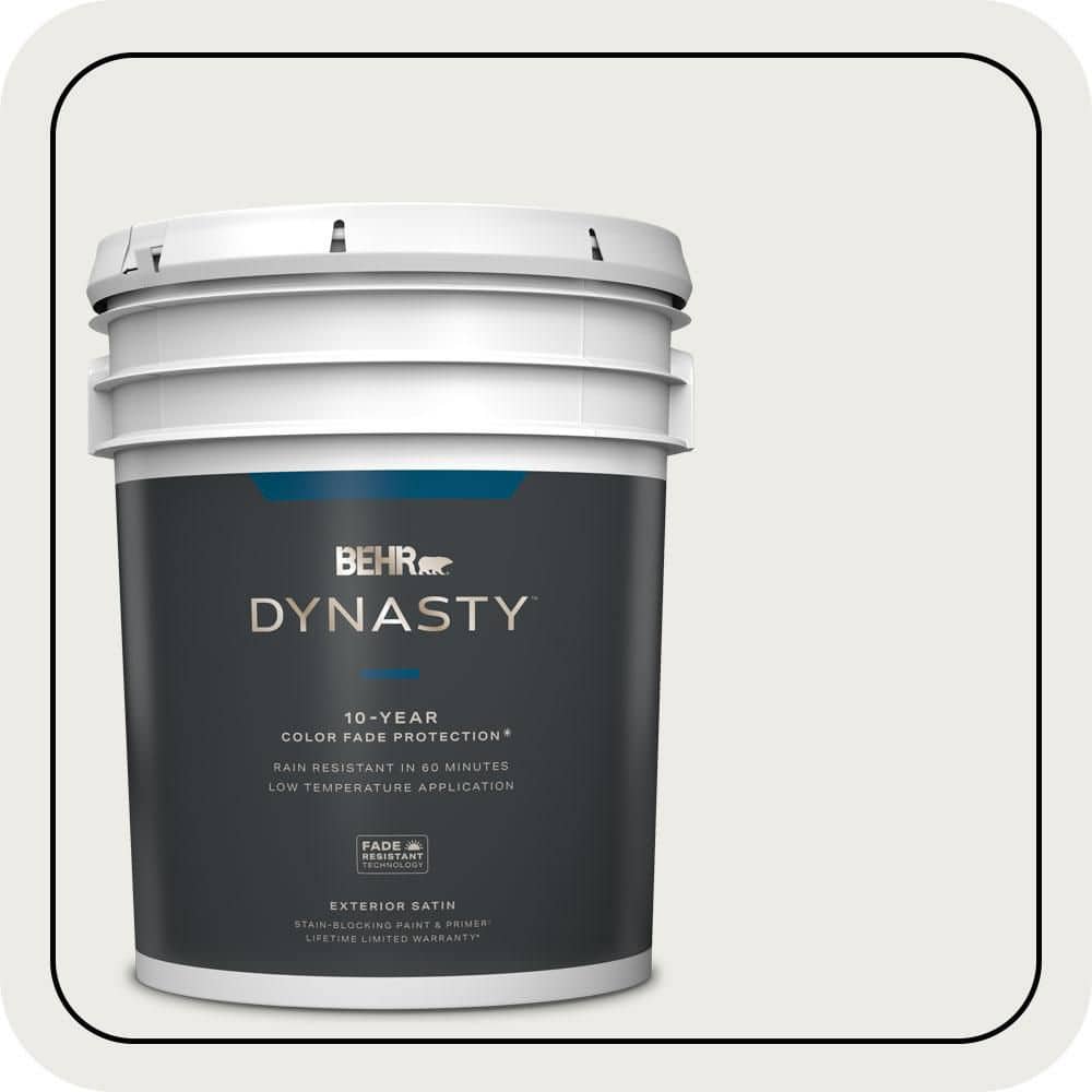5 gal. #BL-W14 White Satin Enamel Exterior Stain-Blocking Paint & Primer price history on PriceWatchPro