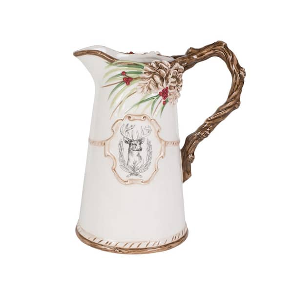 FITZ and FLOYD 90 oz. Forest Frost Pitcher