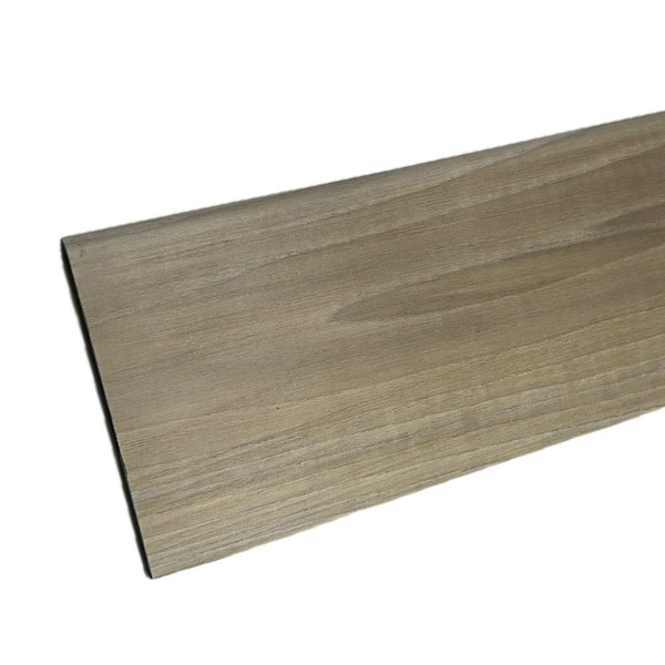 Deco Products Hydrostop Kaneohe Bay 0.2 in T. x 4 in. W x 46 in. L Base End Molding