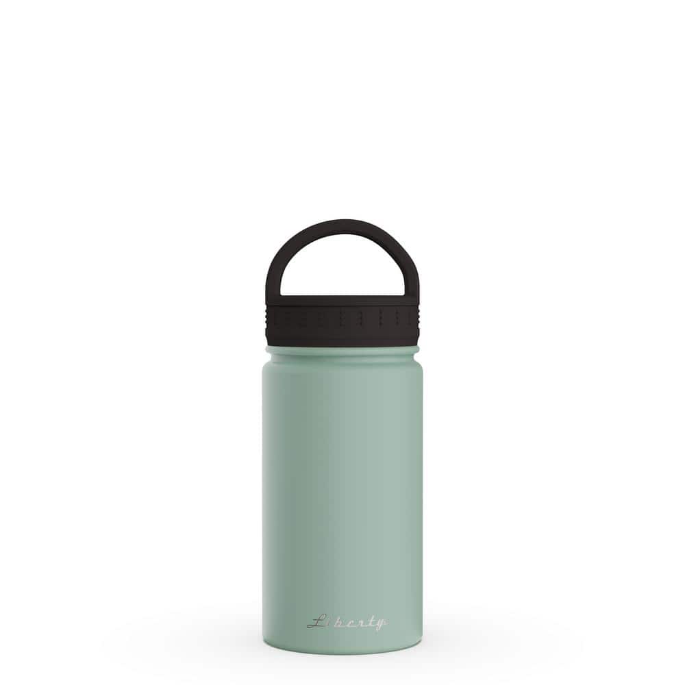 Liberty 12 oz. Sea Foam Insulated Stainless Steel Water Bottle with D-Ring Lid, Blue -  DW1222000000