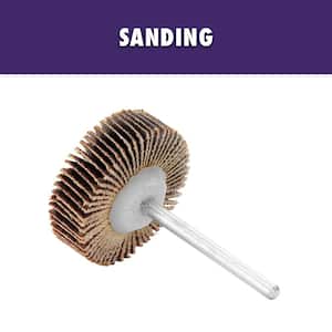 Rotary Tool 80 Grit Sanding Flapwheel (For Metal, Plastic and Wood)