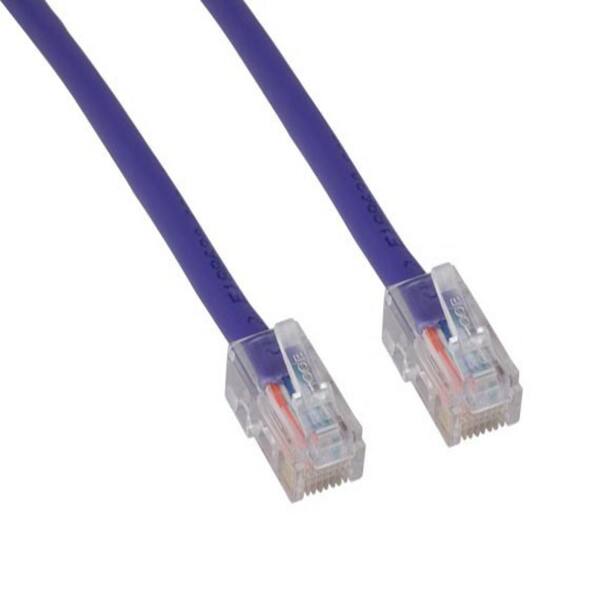 SANOXY 3 ft. Cat5e 350 MHz UTP Assembled Ethernet Network Patch Cable, Purple