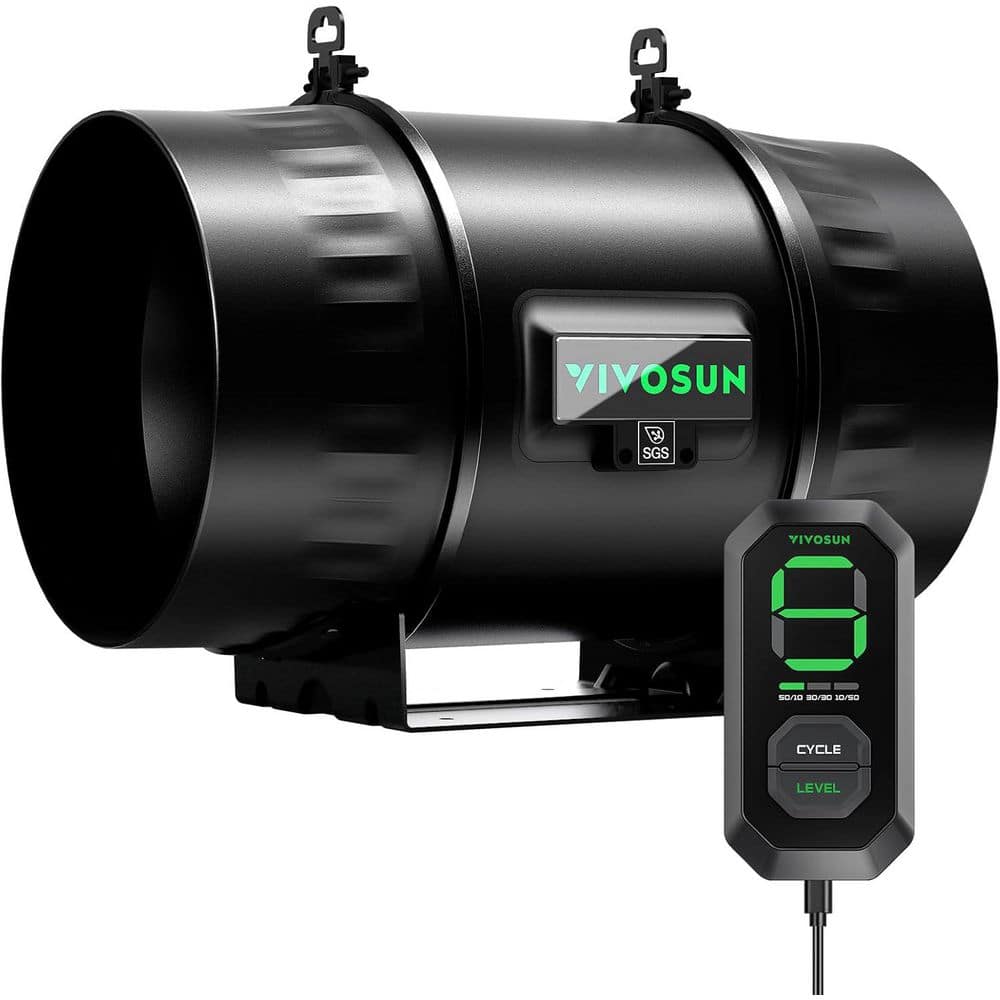 AeroZesh T8 832 CFM 8in. Inline Duct Fan with E12 Speed Controller price history on PriceWatchPro