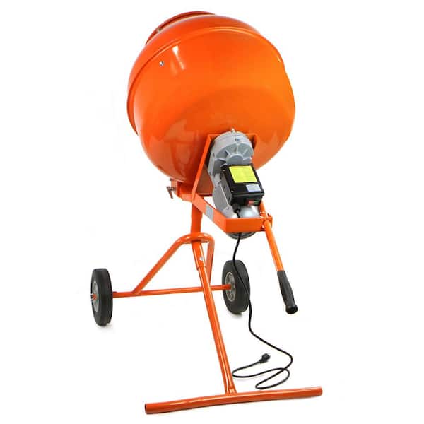 5.0 cu. ft. 120-Volt 1/2 HP Heavy-Duty Commercial Electric Concrete and Cement Mixer