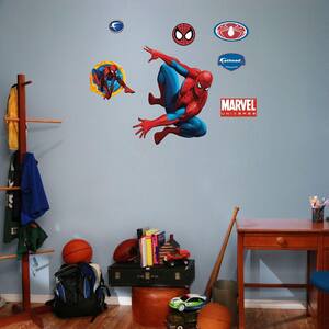 30 in. x 24 in. Spiderman and Assorted Wall Decal