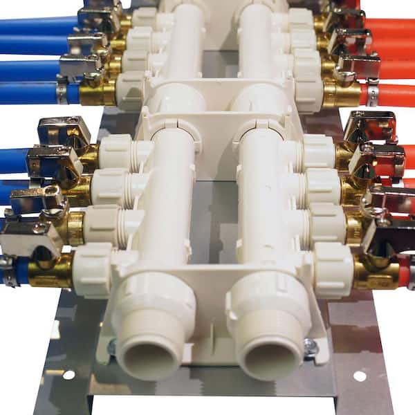 CPS Products Brass Manifold With Blue Boot - HVAC Refrigeration Manifold Gauge Set