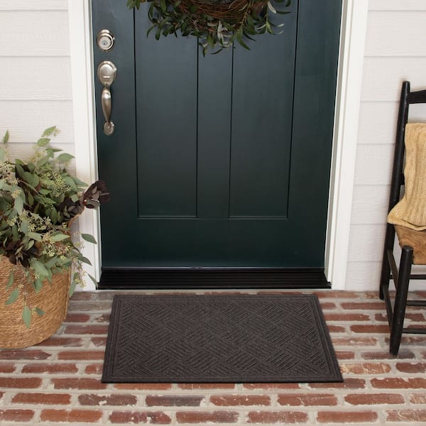 Parquet Impressions Jacquard Locomotive 18 in. x 30 in. Recycled Rubber Indoor/Outdoor Door Mat