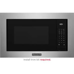 2.2 cu ft 24 in Electric Built-In Microwave with Sensor Cook in Stainless Steel