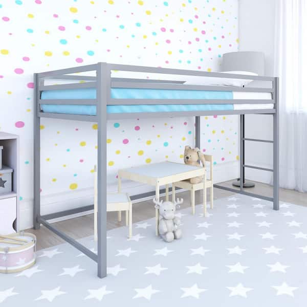 Mabel Silver Metal Junior Loft Bed