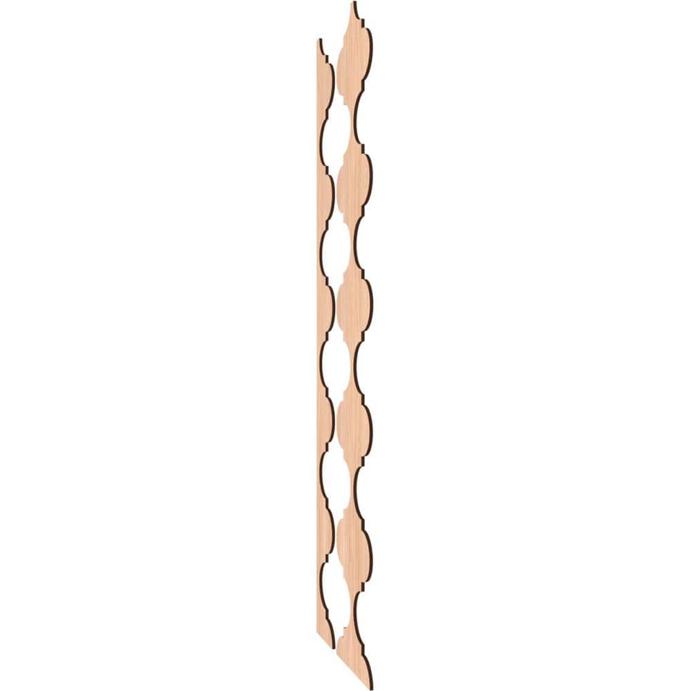 Marrakesh 47" Hickory Wood Decorative Slat Wall Panel Kit