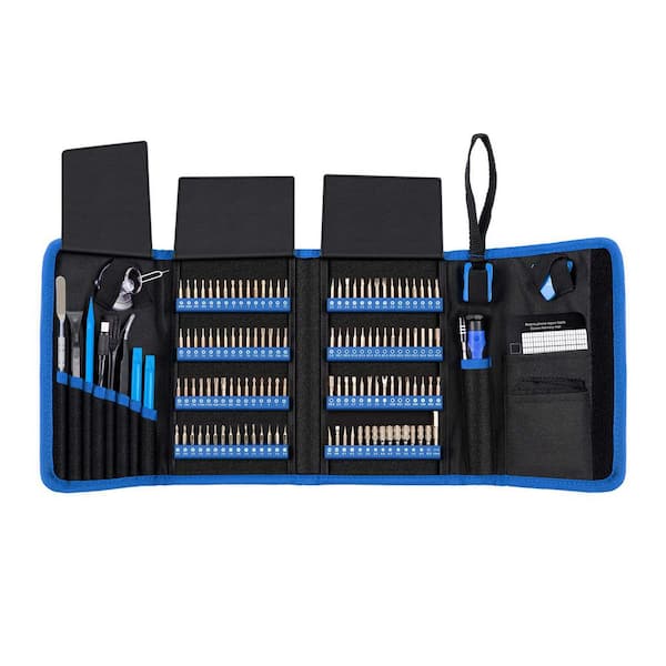 Electronics Precision Screwdriver Set 142-Piece with 120 Magnetic Bits Repair Tool Kit for Computer Laptop Tablet Game