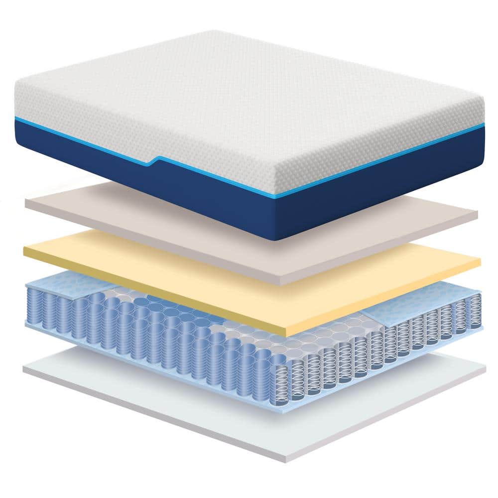Revitalize Queen 12" Hybrid Mattress with Latex Foam and Innerspring