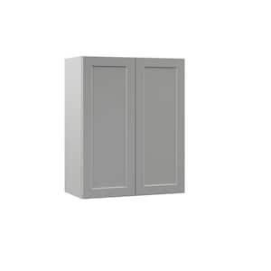 Designer Series Melvern Assembled 24x30x12 in. Wall Kitchen Cabinet in Heron Gray