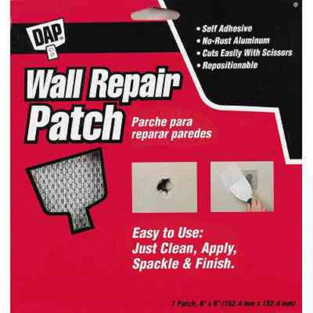 DAP 8 In. x 8 In. SelfAdhesive Wall Repair Patch 09148 The Home Depot