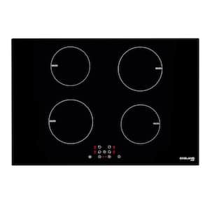 30 in. Vitro Ceramic Surface Built-In Induction Electric Modular Cooktop in Black with 4-Elements