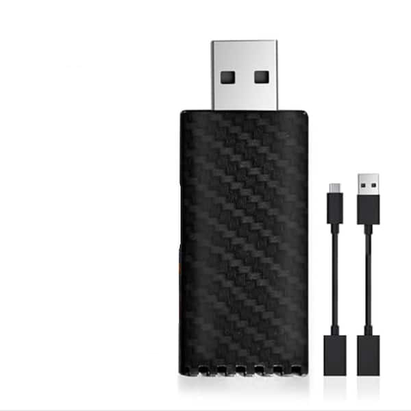 Wireless CarPlay Adapter Fastest 5Ghz Plug and Play USB C and USB A Cables Corded Electric 600 vehicle models compatible