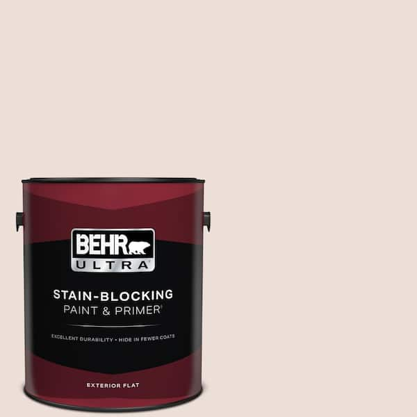 BEHR ULTRA 1 gal. #N160-1 Cameo Stone Flat Exterior Paint & Primer