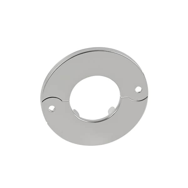 1-1/4 in. Chrome-Plated Steel Iron Pipe Size Split Flange Escutcheon Plate