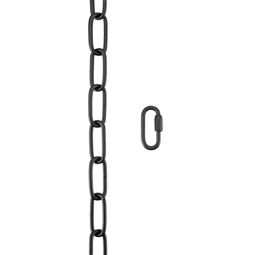 Matte Black Heavy Duty Steel Chain for Hanging Lighting Fixtures