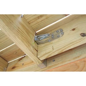 DTT ZMAX Galvanized Deck Tension Tie for 2x Nominal Lumber with 1-1/2 in. SDS Screws (2-Pack)