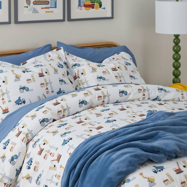 The Company Store Company Kids White Multi City Builders Organic