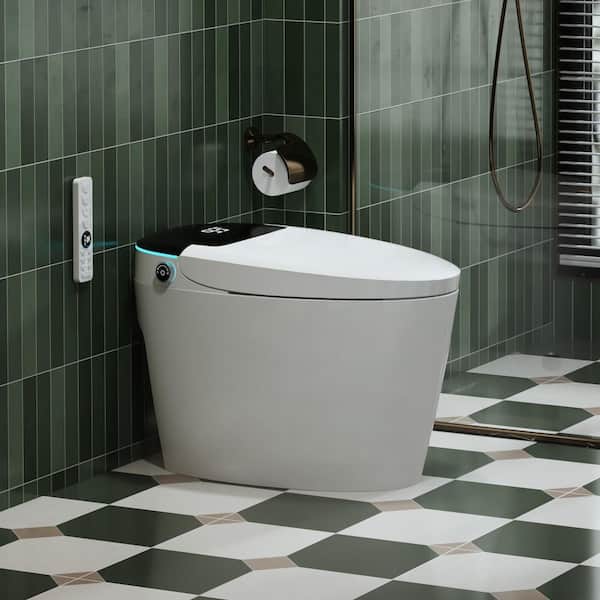 yulika DJ-951E Elongated Smart Bidet Toilet with Heated Seat and Auto Flush