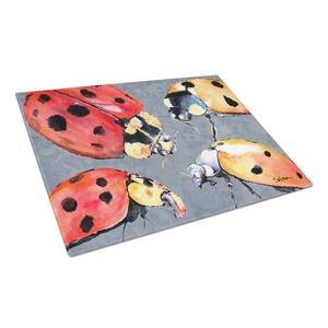 Lady Bug Multiple Tempered Glass Large Cutting Board