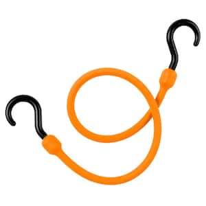 24 in. Easy Stretch Cord in Safety Orange (4-Pack)
