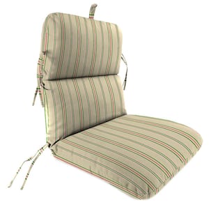 22 in. L x 45 in. W x 5 in. T Outdoor Chair Cushion in Owen Raffia